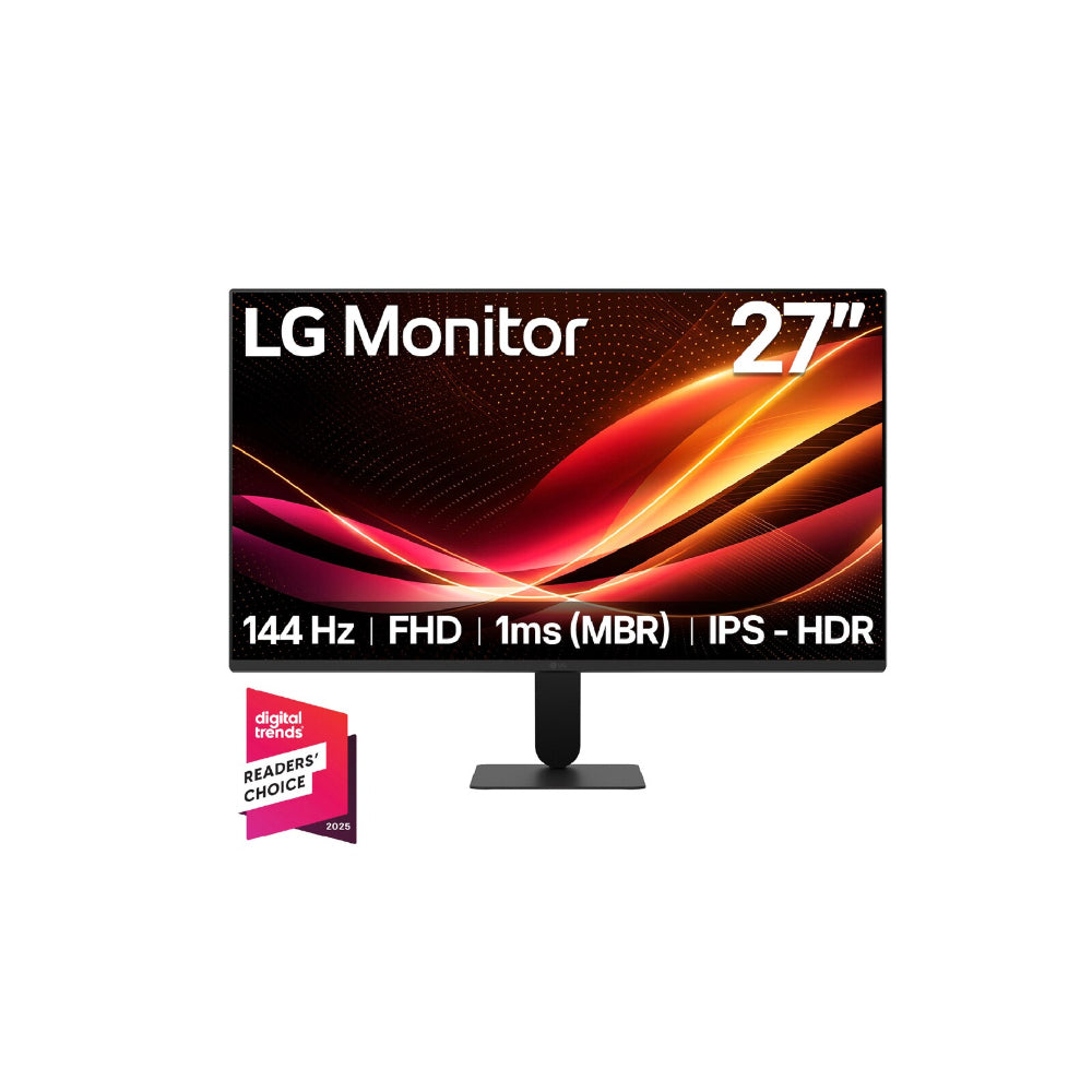 Monitor LG 27'' 144Hz IPS FHD | AMD FreeSync | 1ms | HDMI + VGA
